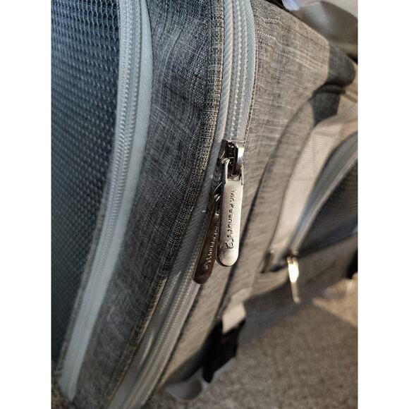 Monterey Series Convertible Horizontal Backpack Pet Carrier Large (Gray) - Picture 12 of 16